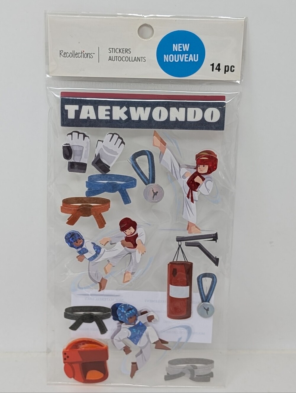 Recollections Taekwondo Sticker Set Scrapbooking